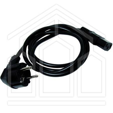Cavo alimentazione 230 Volt con spina Schuko + presa Din per centrali Studio - Unica - Silver - Perfetto - Classic