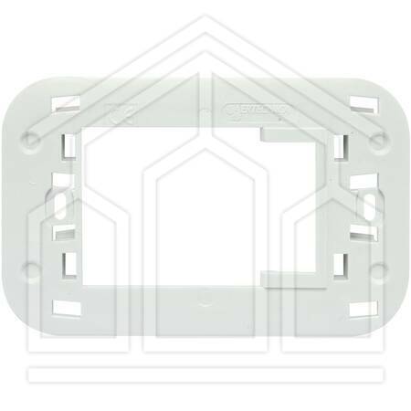 Supporto adattatore per placca Bticino AXOLUTE, bianco lucido