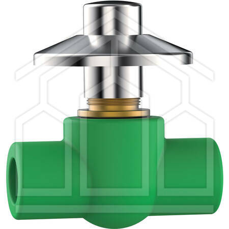FUSIO-TECHNIK RUBINETTO ARRESTO INCASSO PP-R SDR5 ø20mm