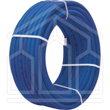 MULTI-CALOR TUBO CORRUGATO ø16mm ROTOLO 50m AZZURRO