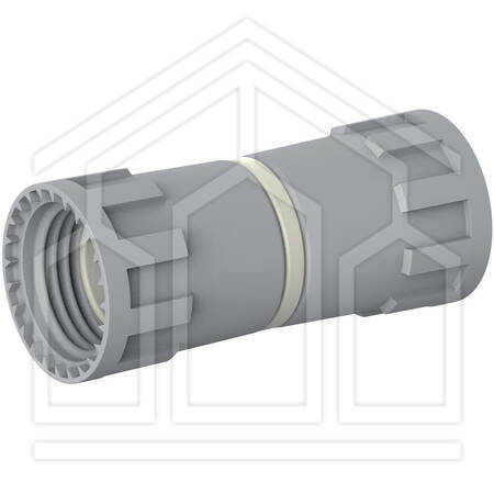 SAFETY-PLUS RACCORDO DIRITTO CON GIRELLO FEMMINA/FEMMINA ø20x20mm