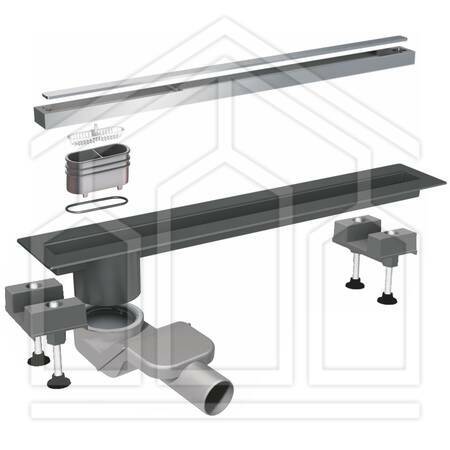 CANALINA INOX L.90cm