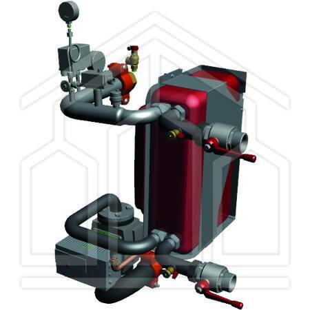 KIT INSTALLAZIONE SINGOLA INAIL CON SCAMBIATORE A PIASTRE 200-250kW