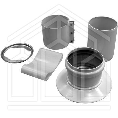 KIT SCARICO ø80mm TIPO B22