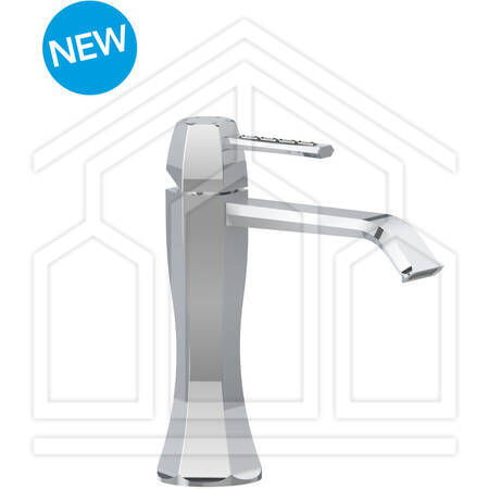 1605/P MISCELATORE LAVABO MEDIUM 1FORO CROMO