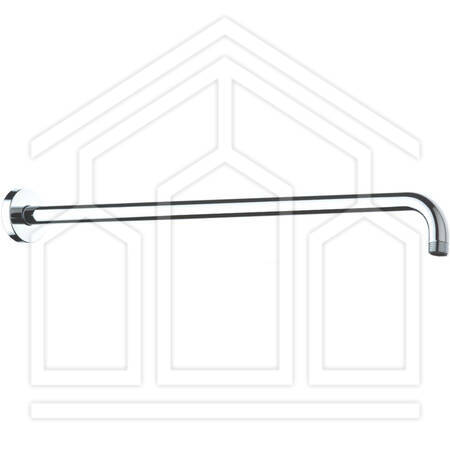 884058 BRACCIO DOCCIA DA PARETE ROSONE TONDO L.500mm CROMO