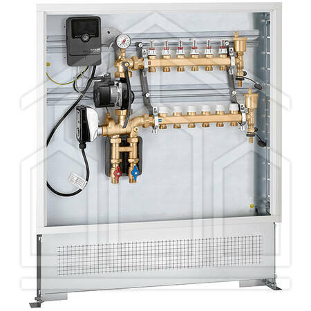 171 GRUPPO REGOLAZIONE MODULANTE CON REGOLATORE ø3/4"M 7DERIVAZIONI