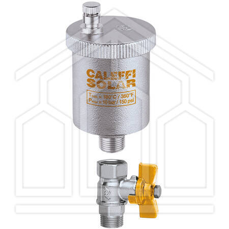 250 SOLAR VALVOLA SFOGO ARIA ø1/2"M 5bar CROMO