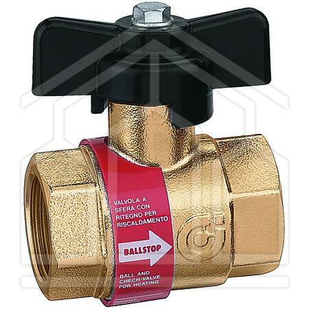 327 VALVOLASFERA CON RITEGNO A LEVA ø1.1/4"