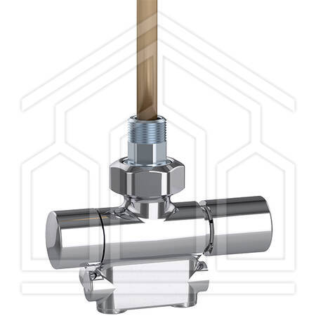 4005 VALVOLA TERMOSTATIZZABILE MONOTUBO DESTRA ø1/2" PER TERMOARREDO