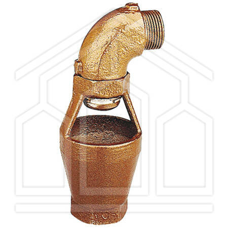 5521 IMBUTO SCARICO ø1/2"Mx3/4"F CON CURVA ORIENTABILE