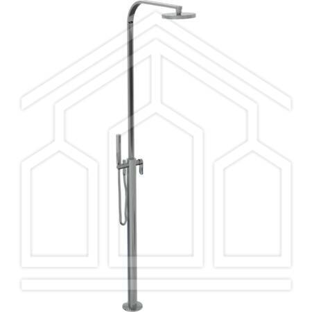 ONE FREE-STANDING MISCELATORE DOCCIA PAVIMENTO CON DOCCIA CROMO