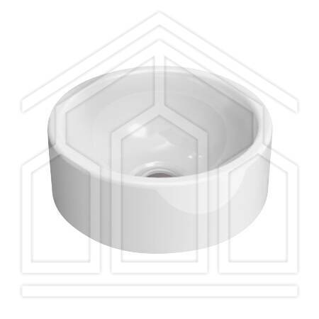 MINI TWIN 30 LAVABO APPOGGIO FORO CENTRALE L.30 BIANCO