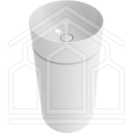 TWIN LAVABO MONOTWIN SLIM CENTRO STANZA BIANCO