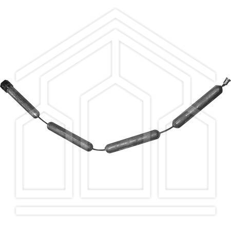 CONF.2PZ ANODO MAGNES. 22X631 3/4" A CATENA C/TPP + GUARN.