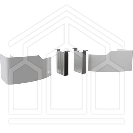 KIT PIEDI PER VENTILCONVETTORE VNT R01 RAL 9010
