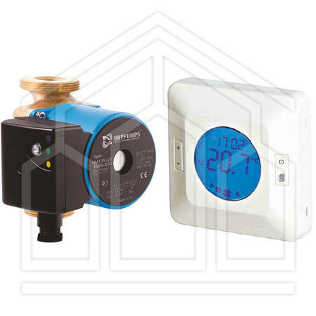 KIT RICIRCOLO CENTRALINA + CIRCOLATORE PER ACQUA CALDA SANITARIA