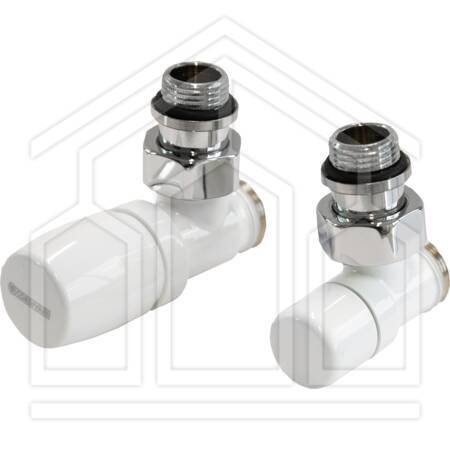 KIT VALVOLA KRISTAL TERMO CON ATTACCO EK 3/4" R01 RAL9010