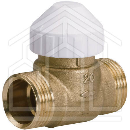2131 VALVOLA DUE VIE IN OTTONE ø3/4" MASCHIO/MASCHIO PER FANCOIL