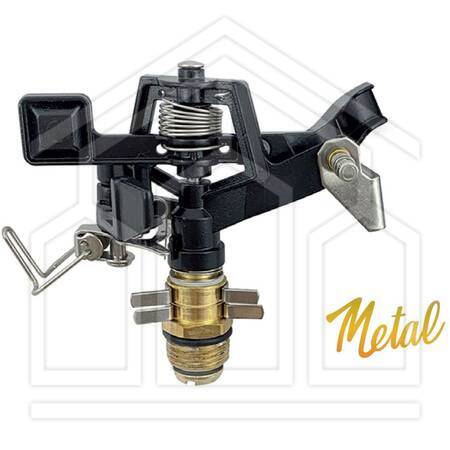 IR-MAR-MET Irrigatore a martelletto in metallo - Settore varlaibile e cerchio intero - 1/2"M