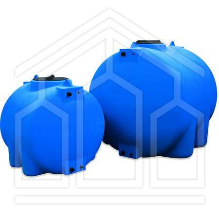 PLASTO CHL-5000 SERBATOIO POLIETILENE CILINDRICO ORIZZONTALE 5000lt BLU