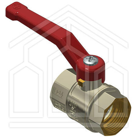 SERIE 300 VALVOLA ø1.1/2" FEMMINA FEMMINA LEVA ACCIAIO NPL PN25 ACS