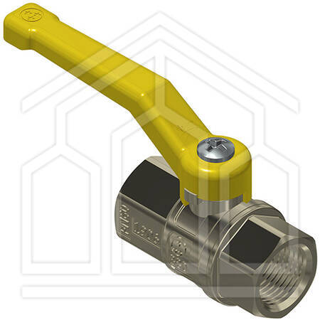 SERIE 380 VALVOLA A SFERA ø1" FEMMINA FEMMINA LEVA ACCIAIO PN5 GAS