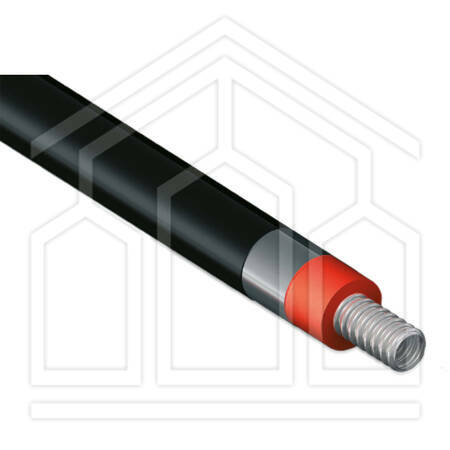 SOLAR PRESS TUBO CSST SINGOLO DN15 CON RIVESTIMENTO L.300m ROSSO COPPO