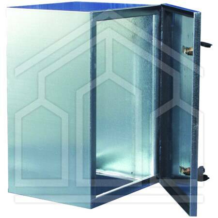 CASSETTA STAGNA IN ACCIAIO INOX 40x60x25cm PER CONTATORE GAS