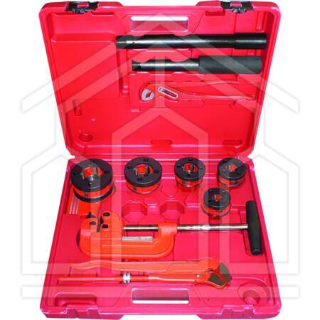 KIT FILIERA A CRICCO ø3/8"÷1.1/4"CON TAGLIATUBO, GIRATUBO E PINZA