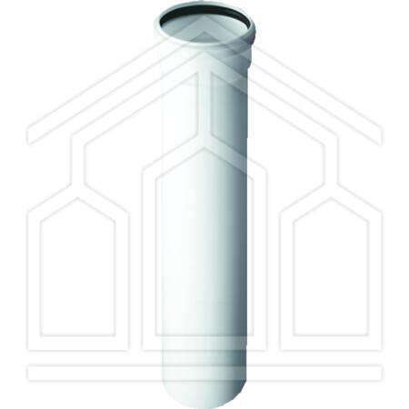 MODULO DIRITTO MASCHIO/FEMMINA ø60 L.2000mm PPS BIANCO PER CALDAIE A CONDENSAZIONE