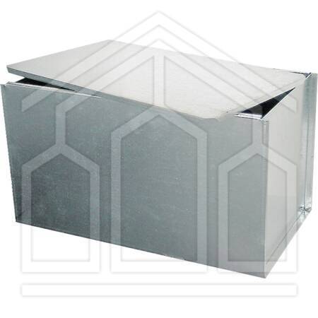 VASO ESPANSIONE APERTO INOX 40lt 285x595x270mm CON COPERCHIO