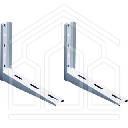COPPIA MENSOLE SOSTEGNO SALDATE 800x500mm PORTATA 220Kg