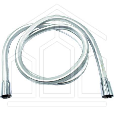 Flessibile doccia PVC rinforzato 200 cm sezione quadrata attacco 1/2" antitorsione