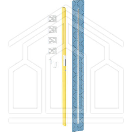 MODULO D'INSTALLAZIONE PER MONTANTI STANDARD PER PARETE DOCCIA GEBERIT ONE
