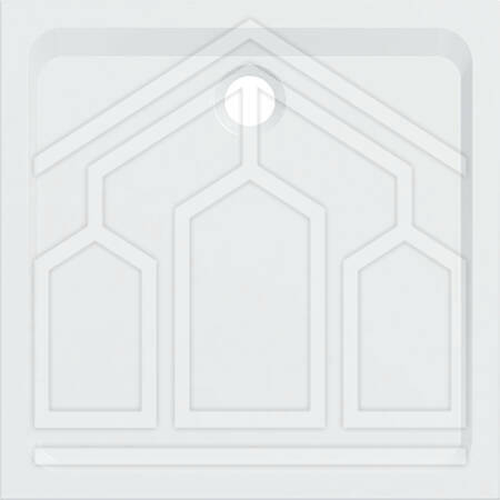 MELUA PIATTO DOCCIA QUADRATO 90x90 BIANCO