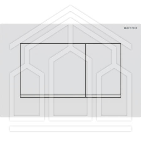 SIGMA20 SQUARE PLACCA DI COMANDO DOPPIO TASTO BNC OP/CR/BNC OP RIV FAC PUL