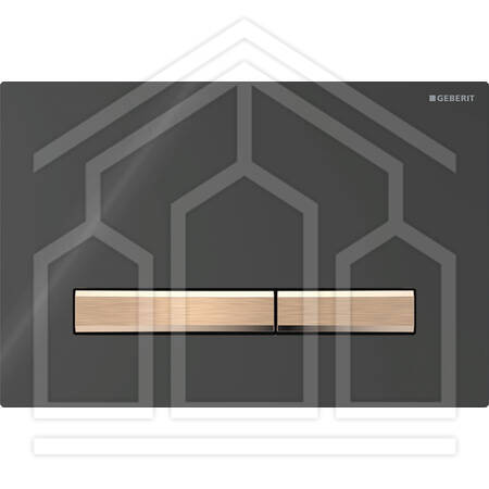 SIGMA50 SQUARE PLACCA DI COMANDO NERO ORO ROSSO