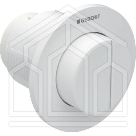 COMANDO PNEUMATICO TIPO01 ROUND SIGMA8 DA INCASSO DOPPIOTASTO ESTESO BIANCO