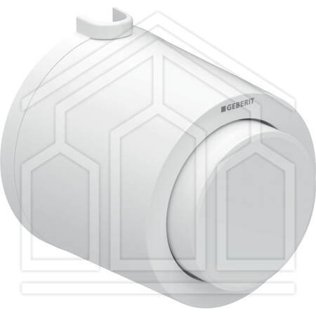 COMANDO PNEUMATICO TIPO01 ROUND SIGMA8 ESTERNO MONOTASTO BIANCO