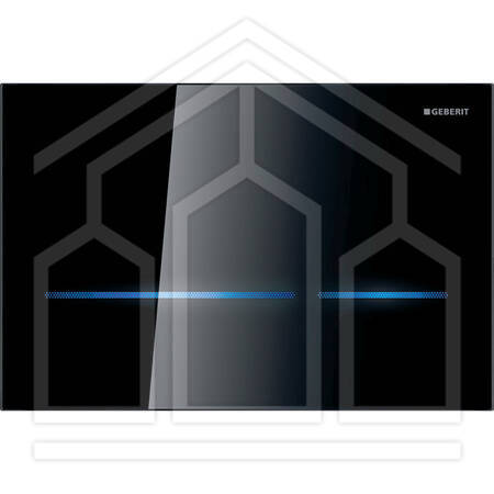 SIGMA80 SQUARE VETRO NERO CASSETTE 12 CM