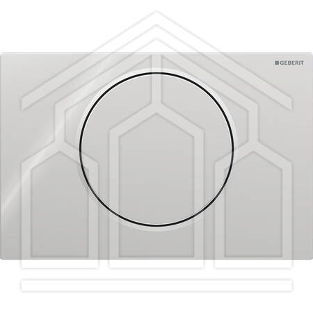 SIGMA10 ROUND PLACCA DI COMANDO TASTO STOP CROMATO/SATINATO/CROMATO