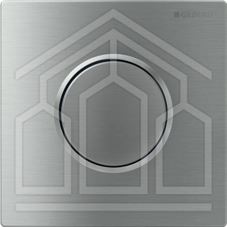 TIPO10 ROUND COMANDO PNEUMATICO PER ORINATOI ACCIAIO INOX