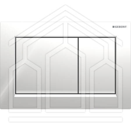 OMEGA20 SQUARE PLACCA DI COMANDO DOPPIO TASTO CROMATO/SATINATO/CROMATO