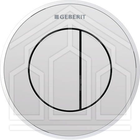 COMANDO PNEUMATICO TIPO10 ROUND SIGMA8 DA INCASSO DOPPIOTASTO CROMATO/SATINATO