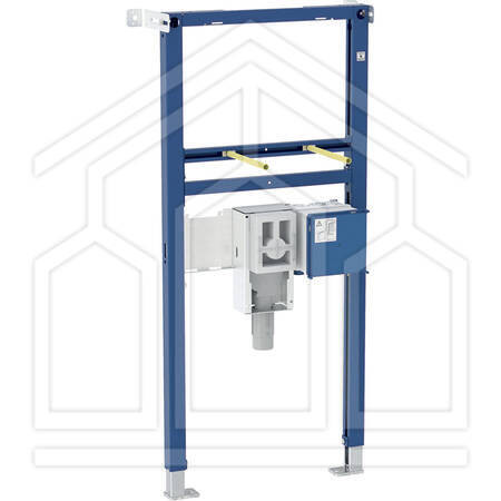 DUOFIX MODULO PER LAVABO, 112 CM, PER RUBINETTERIA ELETTRONICA A PIANALE, CON SCATOLA E SIFONE DA INCASSO