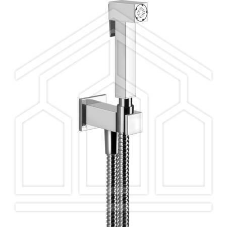 RETTANGOLO 20021 IDROSCOPINO SHUT-OFF A PARETE CROMO