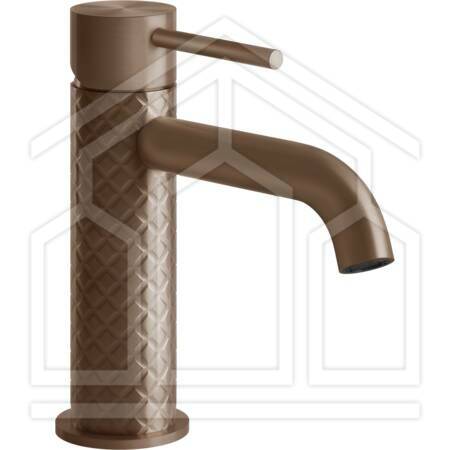 GESSI 316 INTRECCIO 54102 MISCELATORE LAVABO SENZA SCARICO COPPER BRUSHED PVD
