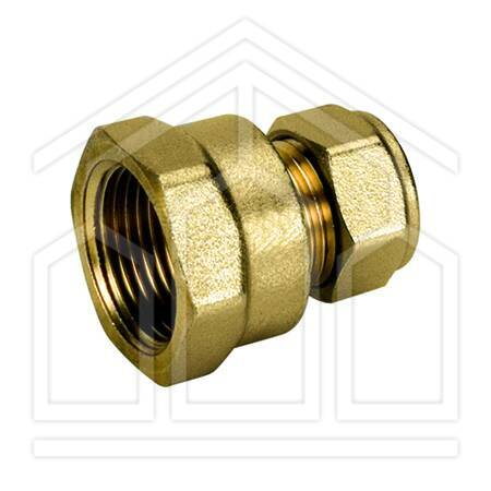 312 RACCORDO DIRITTO MASCHIO ø1/2"Fx18mm CON OGIVA METALLICA