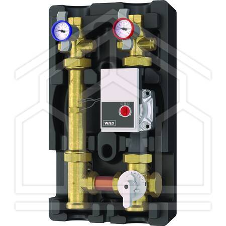 R586R GRUPPO PREMONTATO ø1.1/2"Mx1"F CON CIRCOLATORE E MISCELATORE R296